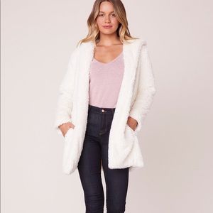 Faux Fur Hooded Sweater